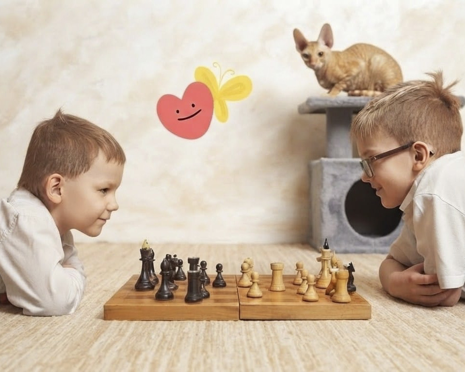 קורניש רקס במשפחה עם ילדים
